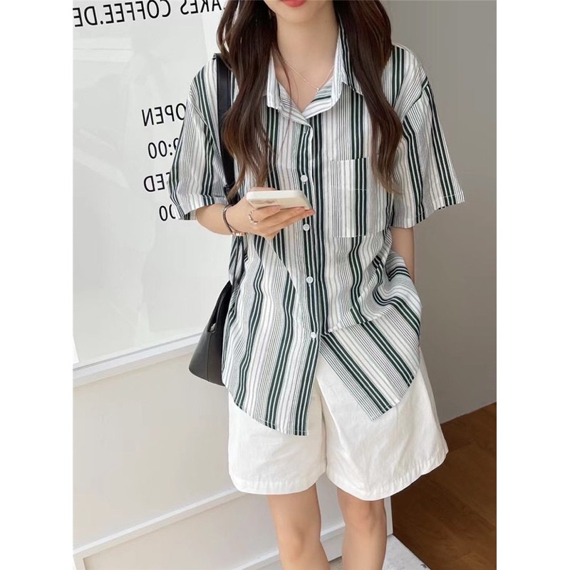 áo sơ mi jojo kẻ sọc comic | BigBuy360 - bigbuy360.vn