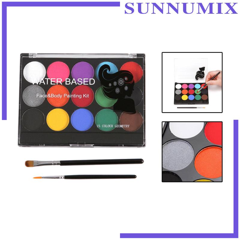 Bảng Màu Vẽ Cơ Thể Hóa Trang Halloween Chuyên Nghiệp