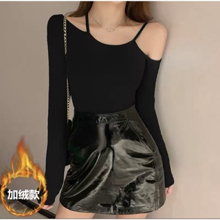 Áo lệch vai tay dài