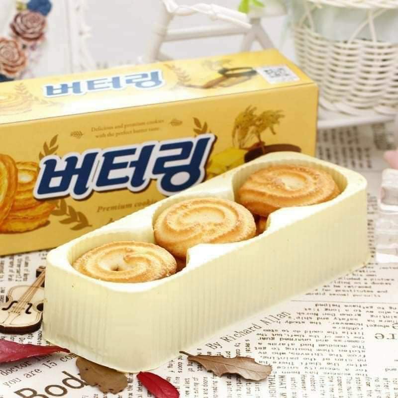 Xả kho Bánh Quy bơ cao cấp Hàn Quốc Haitai Butter-Ring