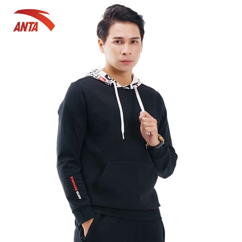 Áo nỉ thể thao có mũ nam Anta 852038716-4