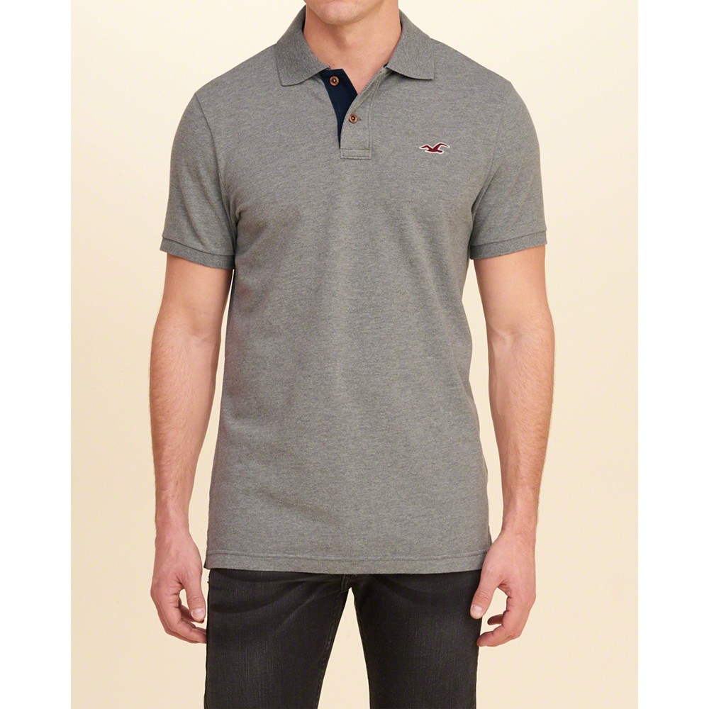 Áo thun nam cổ bẻ Stretch Pique Icon polo hàng xuất xịn hàng dư xịn