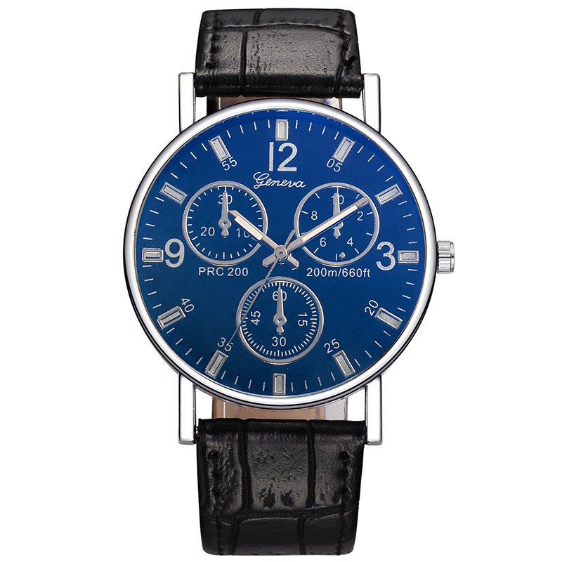 (Giá sỉ) đồng hồ thời trang Geneva nam Dây Da G79