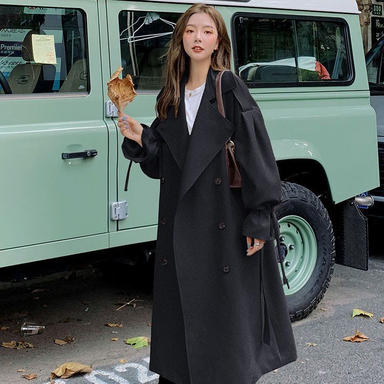 Áo Khoác Gió Thiết Kế Mới Thời Trang Theo Phong Cách Anh Dành Cho Nữ