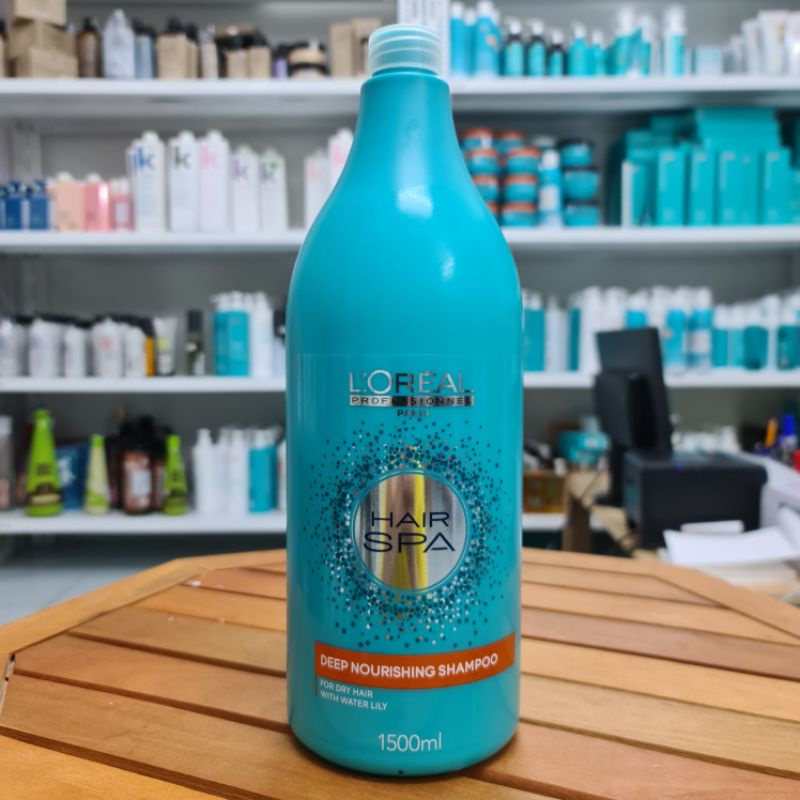 Dầu gội và dầu hấp L'oreal hair spa suôn mượt 1500ml - 1000ml 600ml 500ml