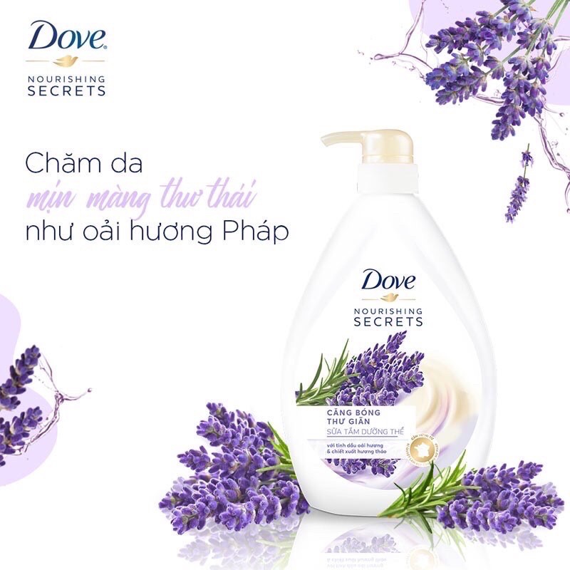 [🎁🎁🎁 DOVE - Mua 1 tặng 1] Sữa tắm Dove 530g + Tặng Nước rửa tay Dove/Sữa tắm Dove
