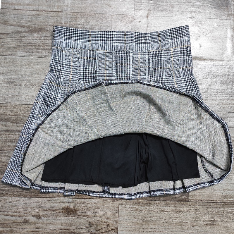 Chân váy tennis kẻ caro kiểu chân váy xoè xếp ly có lót trong cạp lưng cao mặc đi chơi học làm tập thể thao đẹp | BigBuy360 - bigbuy360.vn