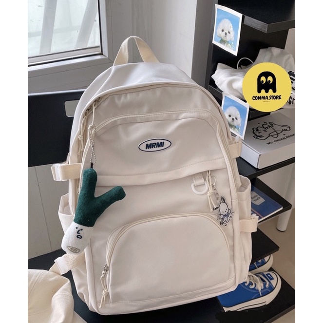 Balo đi học basic xinh xắn MrMi v4 màu pastel nhẹ nhàng 🪁 HÀNG CÓ SẴN