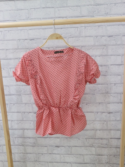 Áo kiểu nhún thun eo | BigBuy360 - bigbuy360.vn