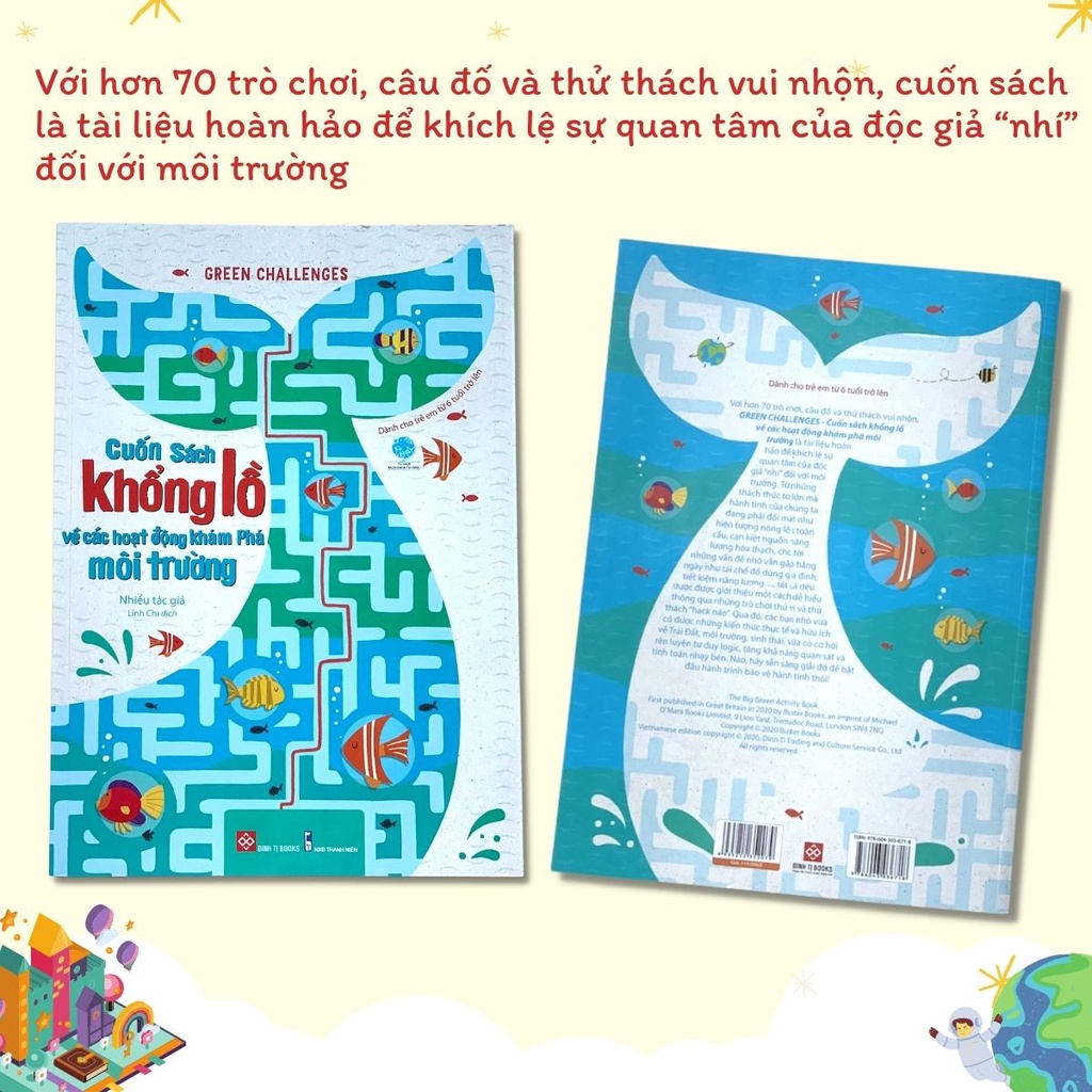 Sách - Cuốn sách khổng lồ về các hoạt động khám phá môi trường, hành trình bảo vệ hành tinh