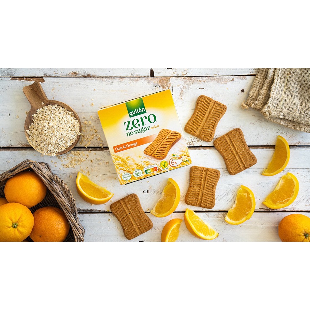 Bánh quy Gullon snack ăn kiêng không đường lúa mạch vị sôcôla 144g | BigBuy360 - bigbuy360.vn