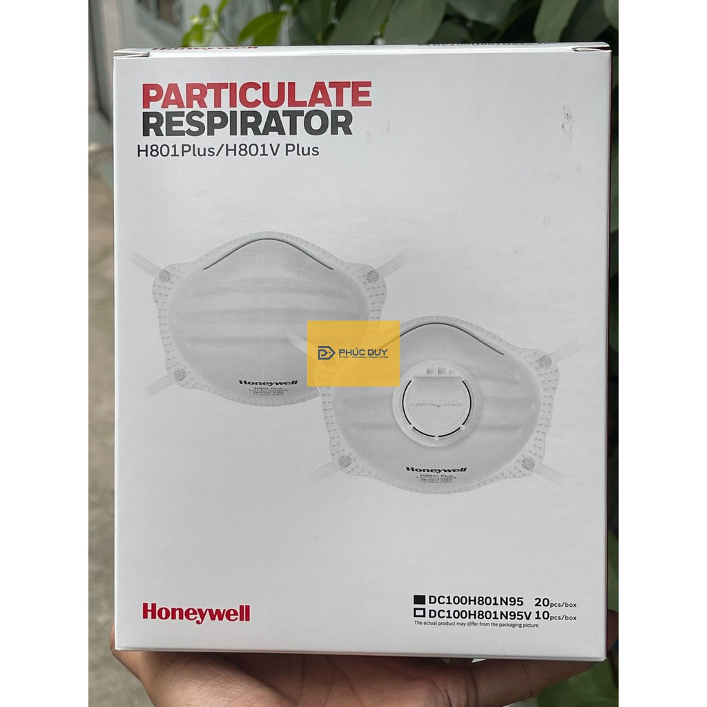 [CHÍNH HÃNG ] HỘP 20C Khẩu trang N95 Honeywell H801 Plus Đeo gáy, Chống Bụi Mịn PM2.5, ngăn vi khuẩn