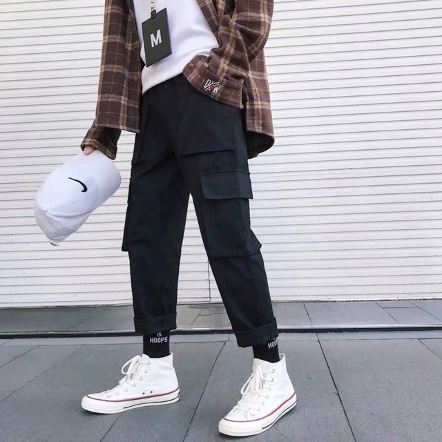 HOT_ Quần kaki túi hộp - unisex nam nữ | BigBuy360 - bigbuy360.vn