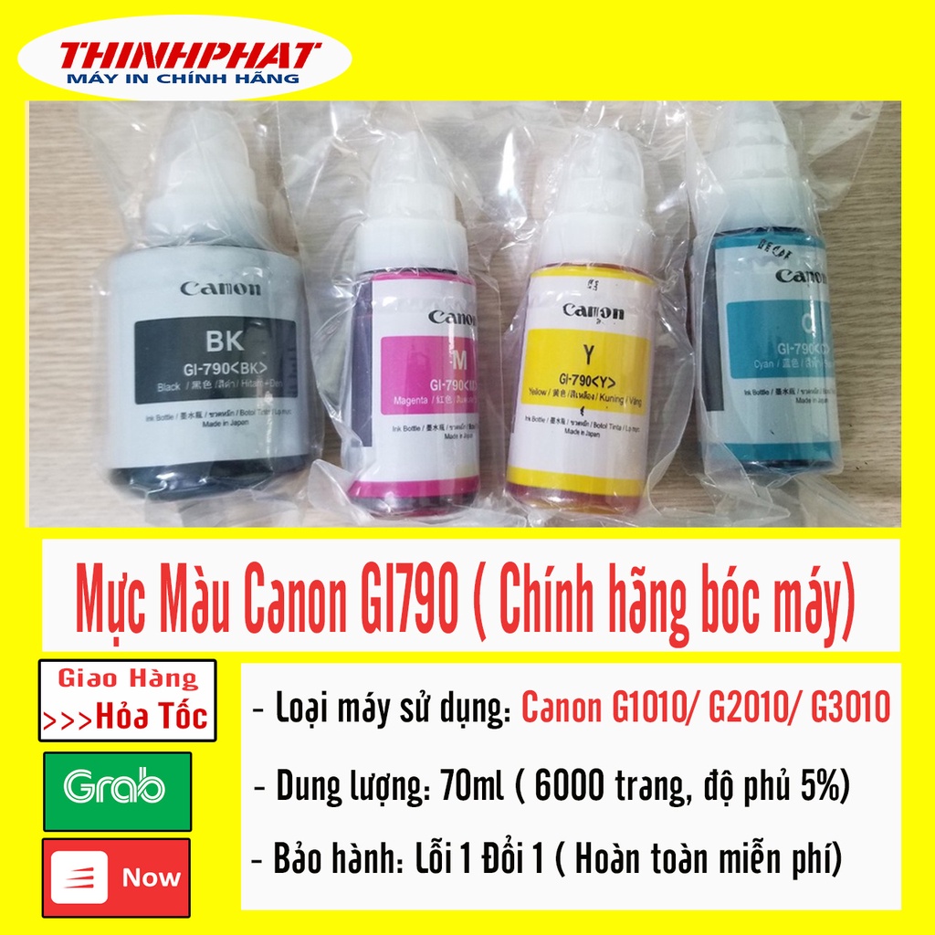 ✅ Bộ mực máy in Canon G1010/ G2010/ G3010 - Canon GI-790