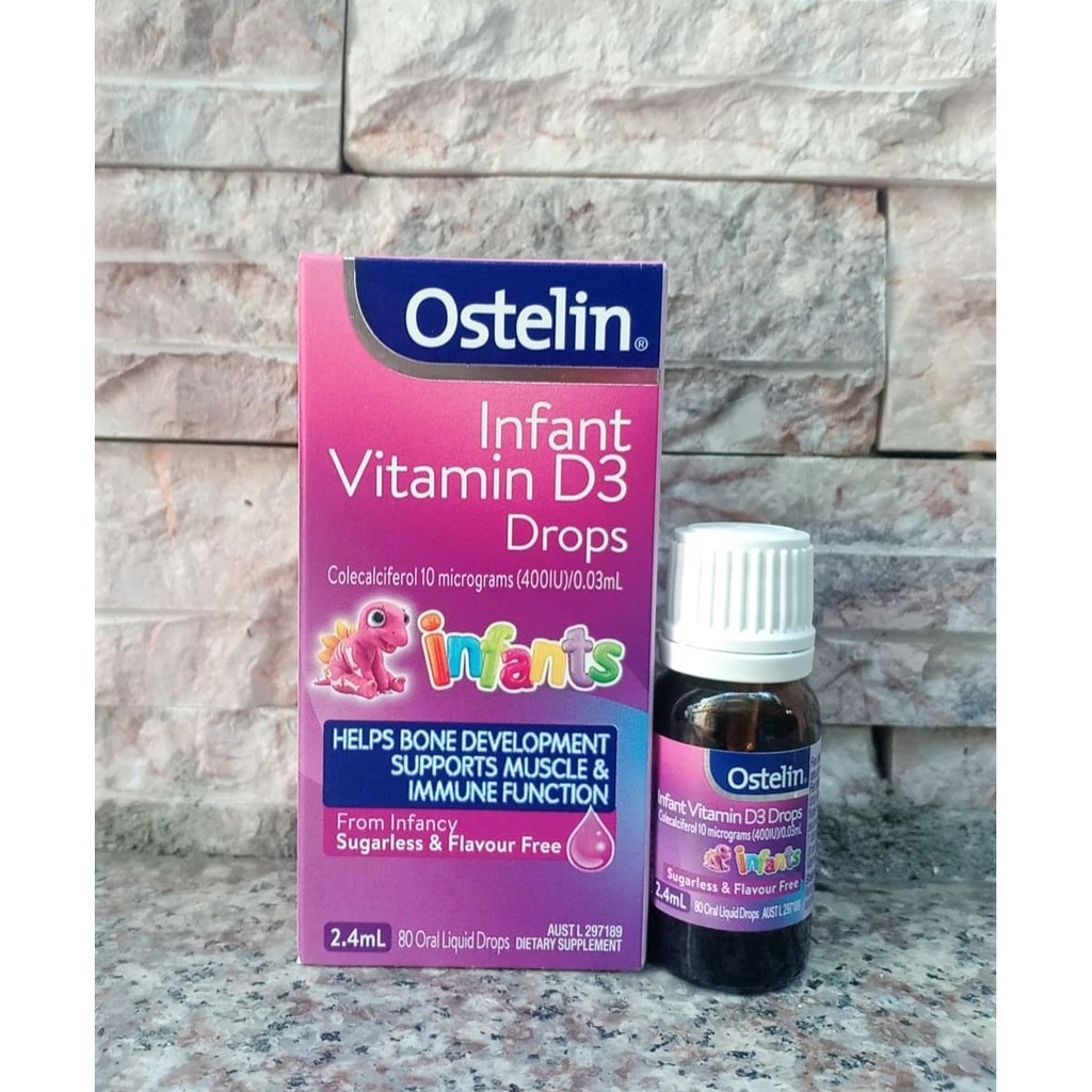 Ostelin Infant Vitamin D3 Drops 2.4ml Úc