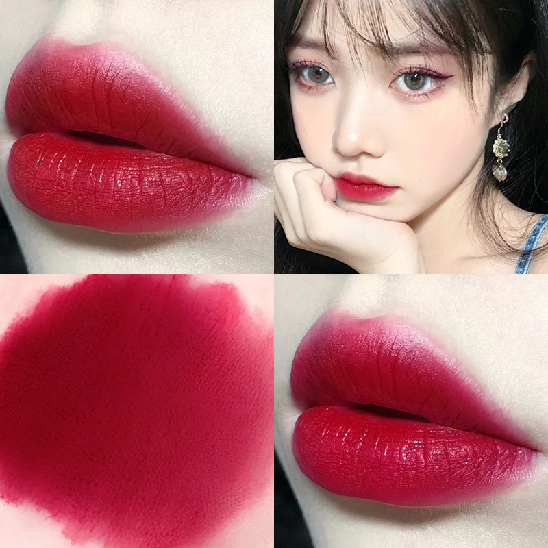 [Hàng mới về] Son môi dạng lỏng lâu trôi chống thấm nước với màu đẹp tự nhiên xinh xắn