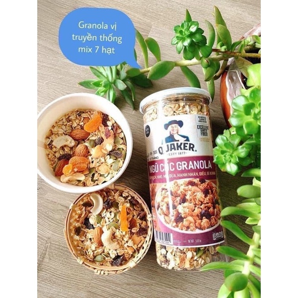 Ngũ cốc Granola_Ngũ cốc giảm cân_Granola siêu hạt 500gr