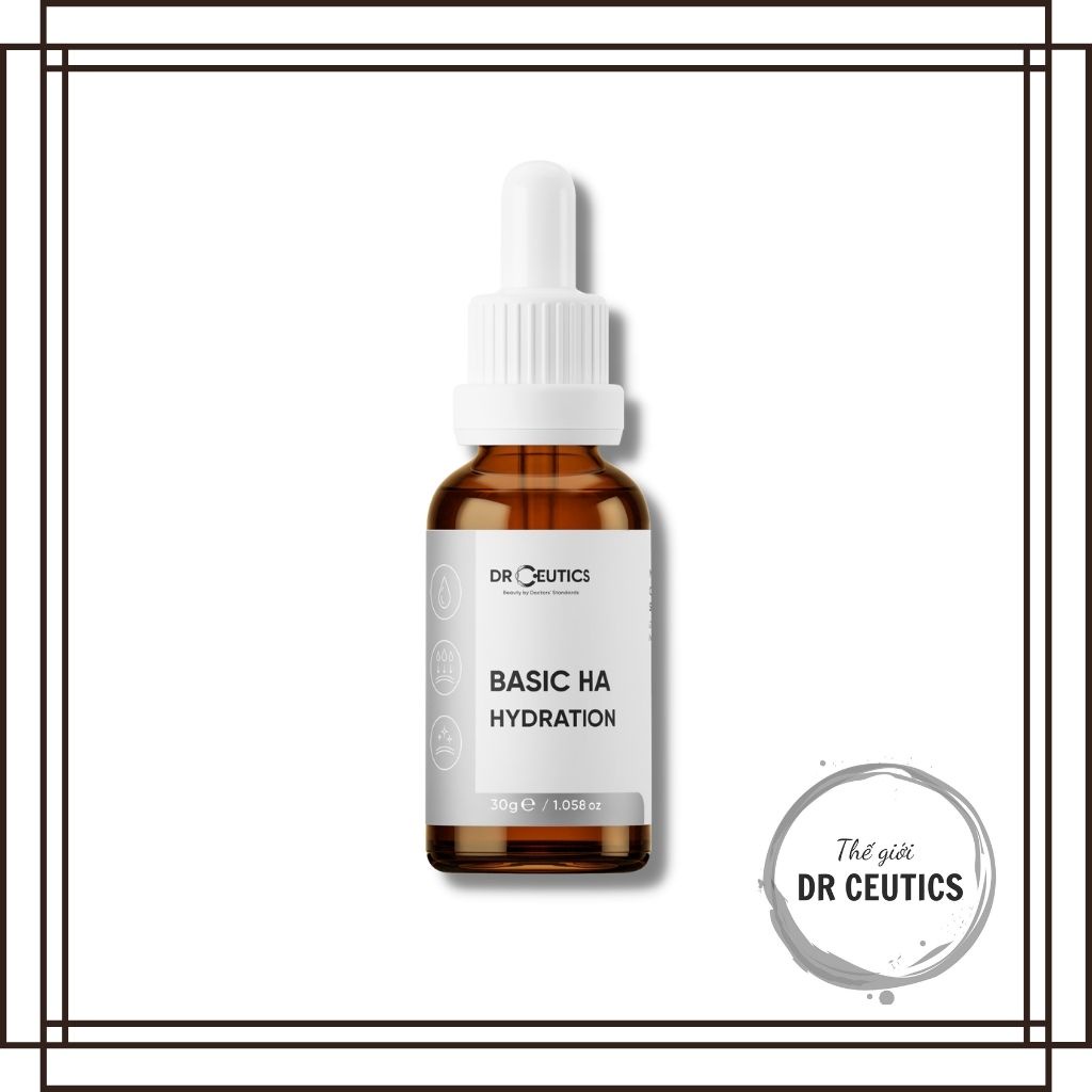 Serum HA Basic Hydration Dr. Ceutics Cho Da Dầu Mụn
