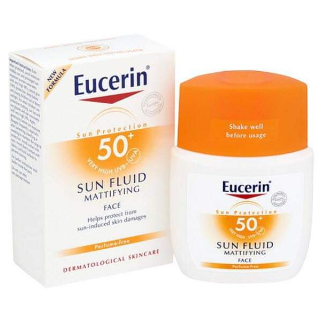 Kem chống nắng Eucerin Sun Fluid Mattifying SPF 50+