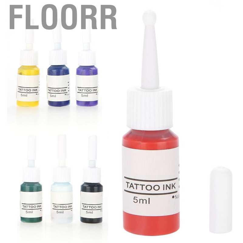 (hàng Mới Về) Set 7 Màu Mực Xăm Chuyên Nghiệp Cho Người Mới Bắt Đầu | BigBuy360 - bigbuy360.vn