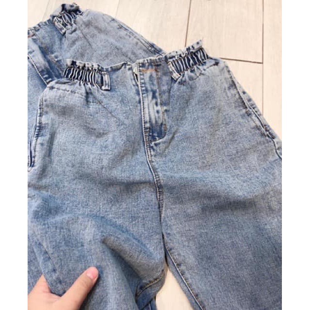 quần jean baggy cạp chun | BigBuy360 - bigbuy360.vn