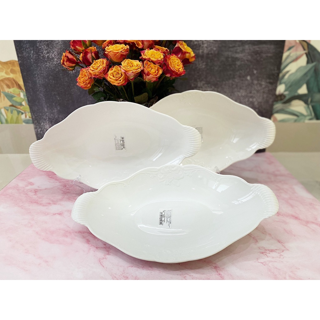 Đĩa Trái Cây Minh Long Cao Cấp Size 43cm, Dĩa Trái Cây Minh Long Chính Hãng (Hình Và Video Thật 100%)