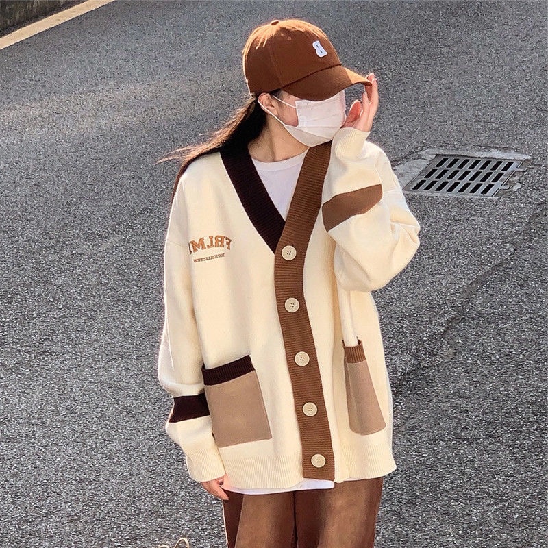 Áo khoác len dày dáng dài rộng len mịn hàng loại một to như hình.