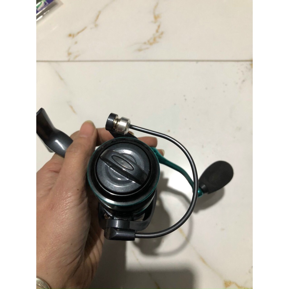 Máy câu cá Dk máy đứng kim loại cao cấp full size 2000-7000 có núm tròn