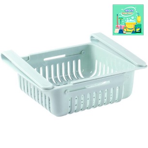 Rổ nhựa vuông treo khay tủ lạnh tiện lợi. Rổ đựng thực phẩm trong tủ lạnh - TT1262