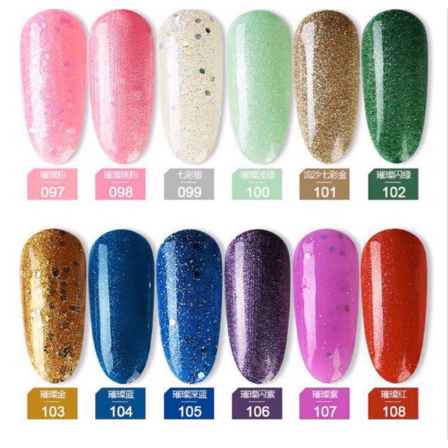 Sơn gel AS cao cấp(mã 97 đến 108)