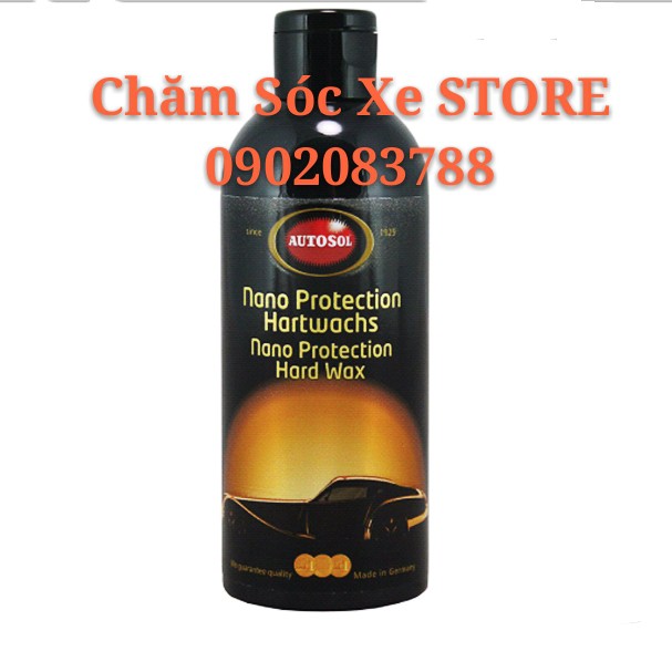 NANO WAX DƯỠNG BÓNG SƠN BẢO VỆ BỀ MẶT SƠN CAO CẤP AUTOSOL NANO PROTECTION HARD WAX  250ML chamsocxestore