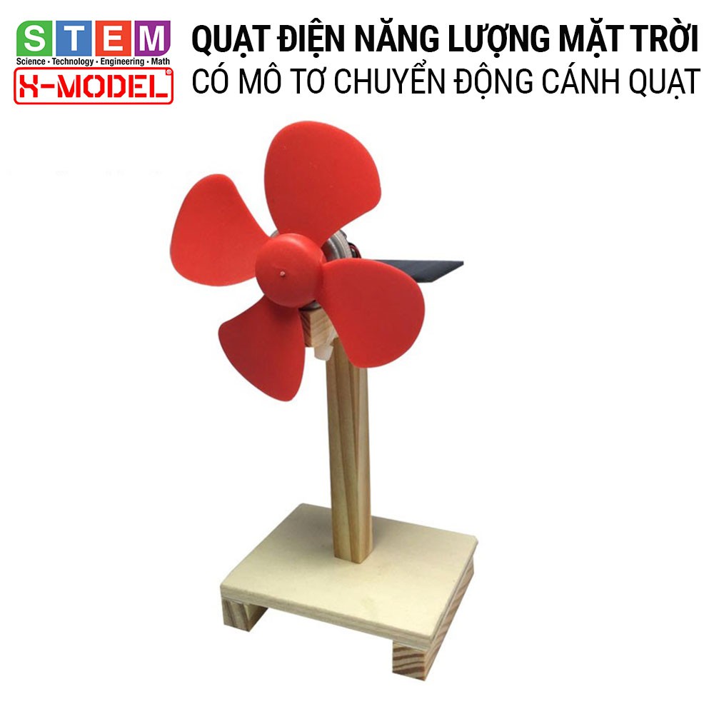 Đồ chơi sáng tạo STEM tự làm quạt điện chạy năng lượng mặt trời XMODEL ST110 Đồ chơi cho bé[ Giáo dục STEM]