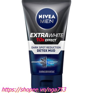 Sữa Rửa Mặt Nam Nivea 100g Sáng Da và Kiểm Soát Nhờn 100% chính hãng.