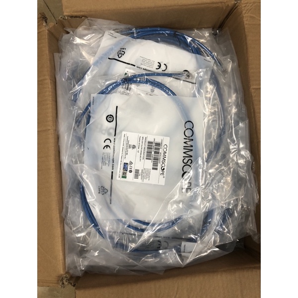 Dây nhẩy, dây mạng, dây Patch cord cat6 dài 1,5m 2m 3m, 5m hãng Commscope chuẩn đồng