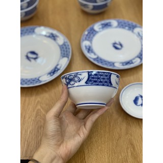 Set Bát Đĩa Sứ Thờ Cúng Bộ Chén Dĩa Bát Tràng