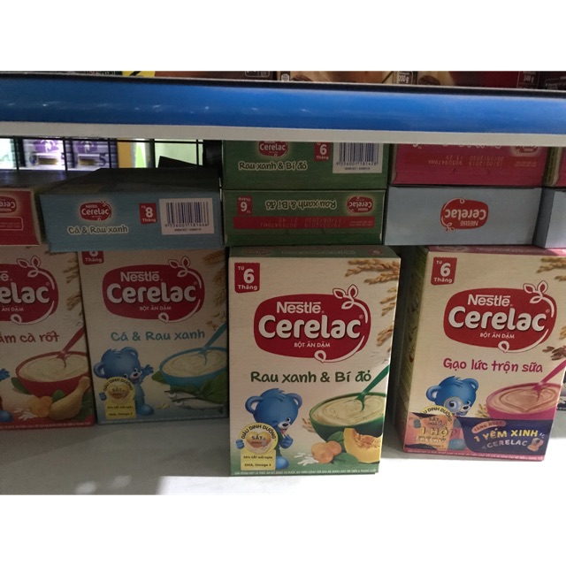 Bột ăn dặm Nestle Cerelac cho bé đủ vị