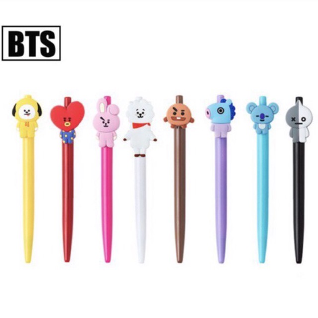Bút BT21 Mẫu Hình Nổi