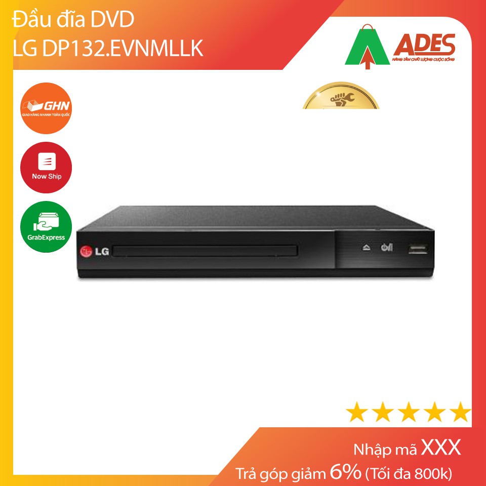 Đầu đĩa DVD LG DP132.EVNMLLK | Chính Hãng, Giá Rẻ