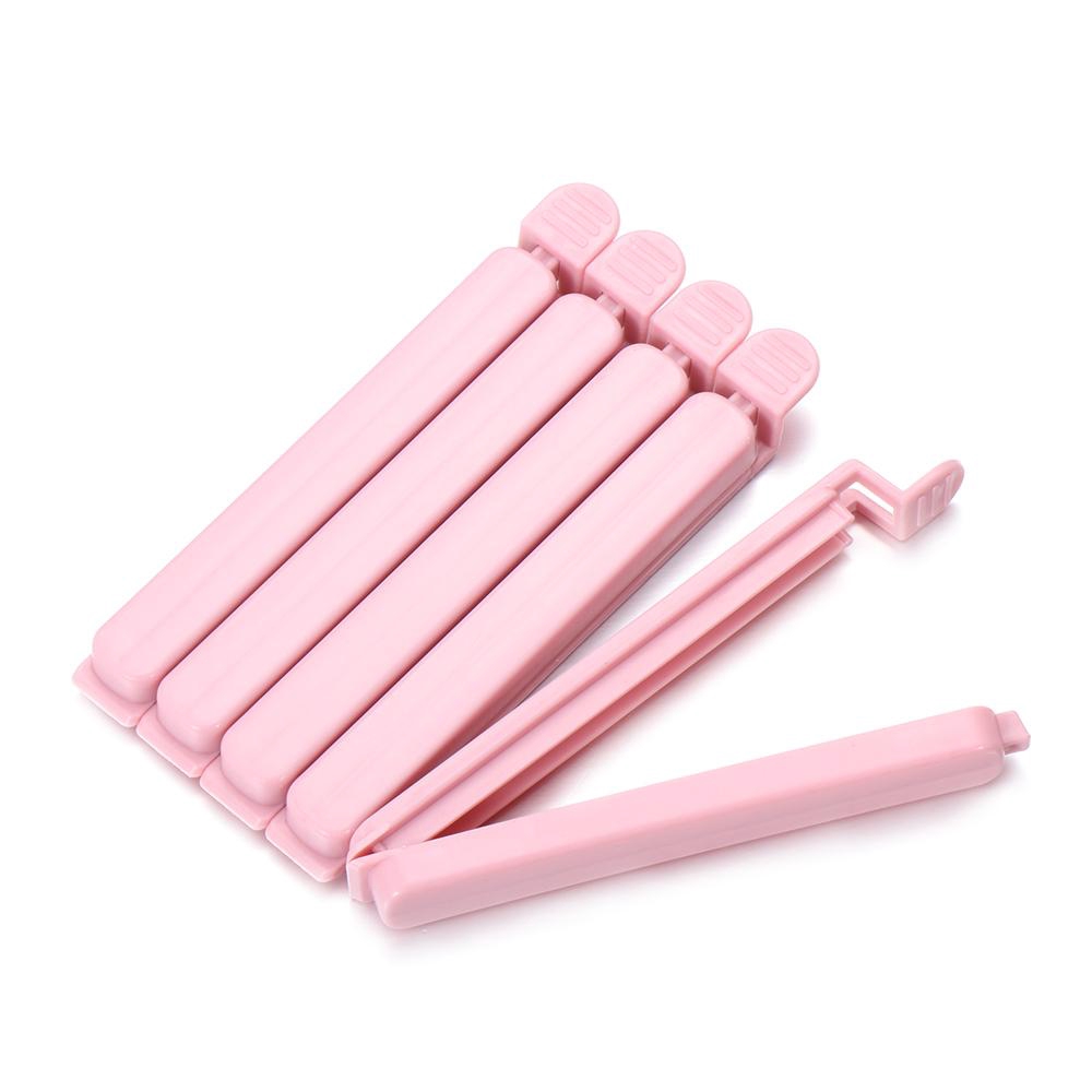 Set 5 kẹp đóng kín miệng túi thực phẩm bằng nhựa màu sắc kẹo ngọt chất lượng cao tiện lợi