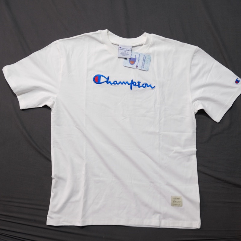 Áo Thun Champion Unisex - logo thêu vải cotton xịn co giãn 4 chiều