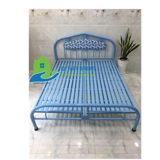 Giường sắt đôi 2 người nằm 1m6x2m