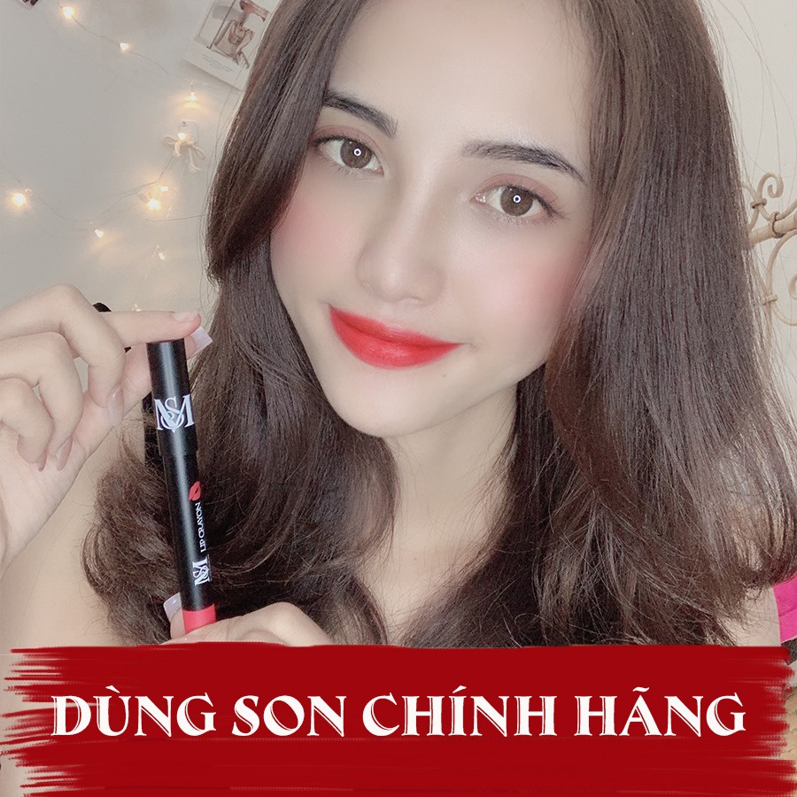 Combo 5 Son Sâm Bút Chì Misshi Lip Crayon 17g Nhập Khẩu Hàn Quốc (Màu: Hồng, Cam Đào, Đỏ Tươi, Đỏ Mâm Xôi, Đỏ Ớt)