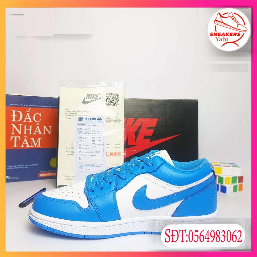 💥FREE SHIP-HÀNG QUẢNG CHÂU💥Giày thể thao sneaker Air Jordan 1 Low JD UNC' BLUE full box -Yabi | BigBuy360 - bigbuy360.vn