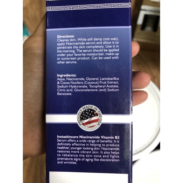 InstaSkincare  NIACINAMIDE YOUTHFUL NIACINAMIDE 10% + ZINC 1%