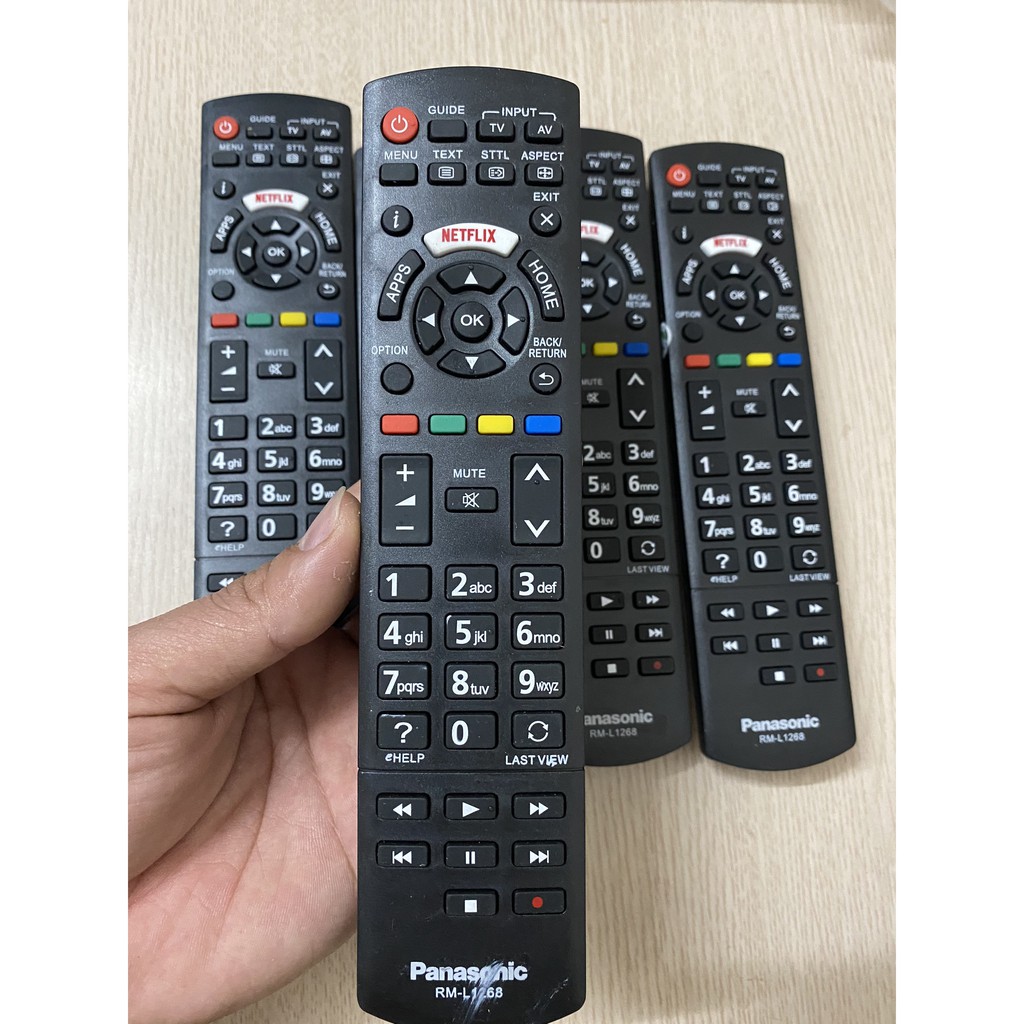 Remote, điều khiển tivi Panasonic RM-L1268 đa năng