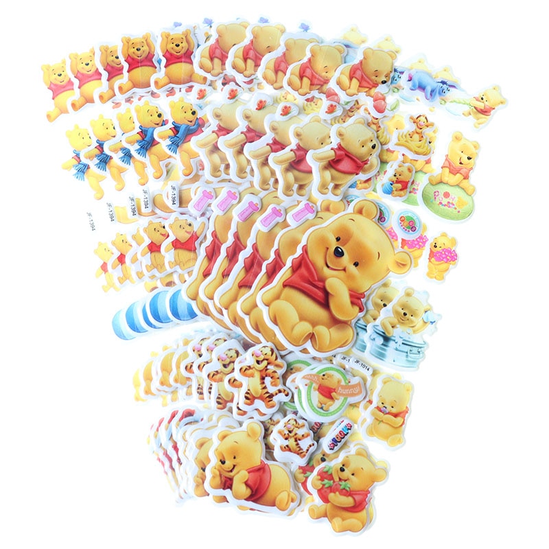 Set 10 Miếng Dán 3d Trang Trí Dễ Thương