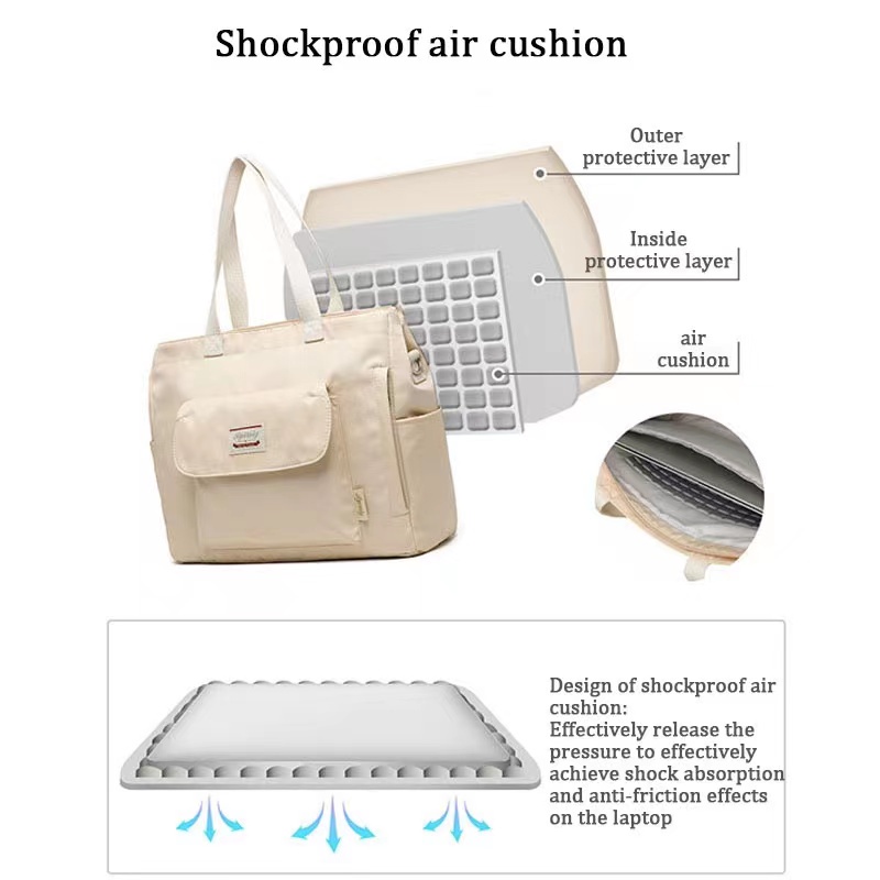 Túi Đựng Laptop 13.3 / 14 / 15.6 inch Chống Sốc / Thấm Nước Phiên Bản Hàn Quốc Mới Cho Nữ