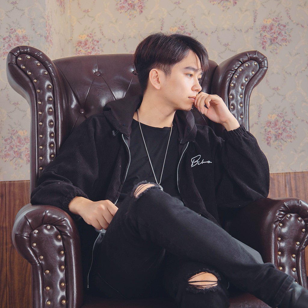 Áo khoác kaki nữ form rộng nhung tăm cánh dơi khóa kéo có mũ Unisex nam nữ GAZU-070 | BigBuy360 - bigbuy360.vn