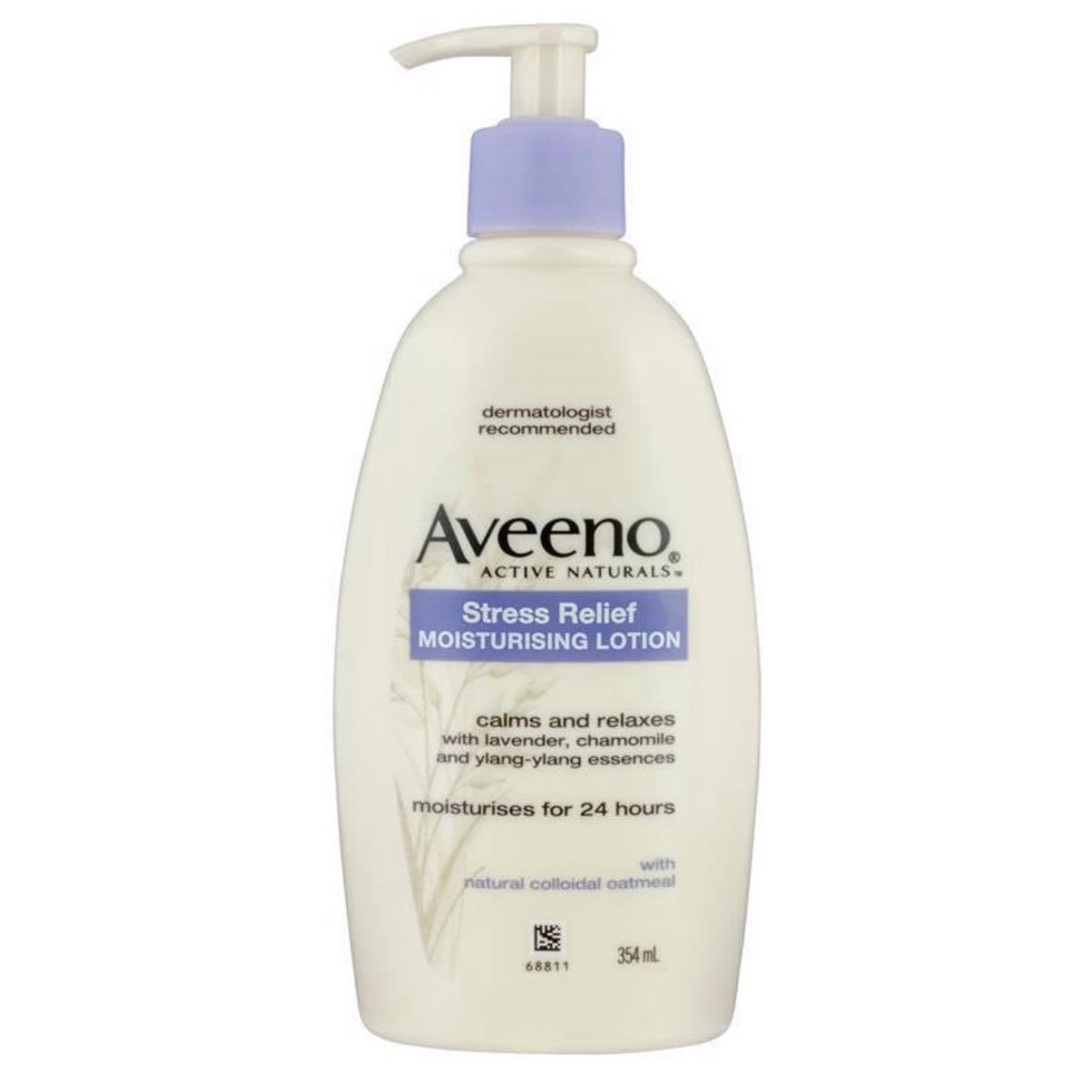 Kem Dưỡng Ẩm Giúp Thư Giãn Aveeno Active Naturals Stress Relief Moisturising Lotion Lavender, Chamom
