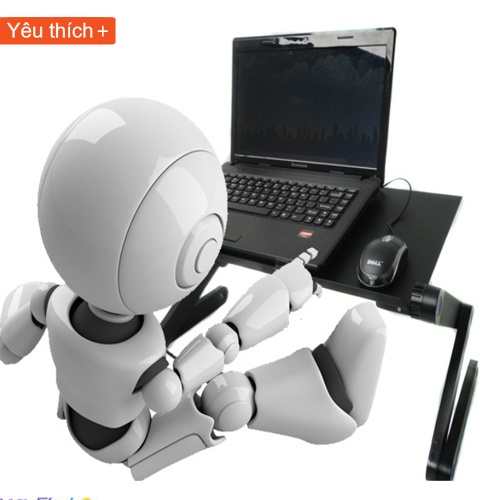 Bàn Làm Việc Thông Minh-Bàn Laptop Đa Năng Gấp Gọn 2 Màu Sắc